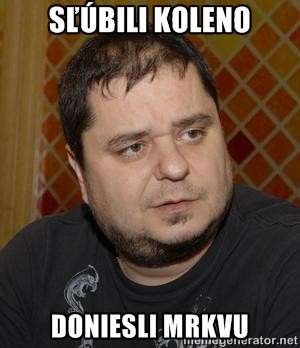 sľúbili koleno